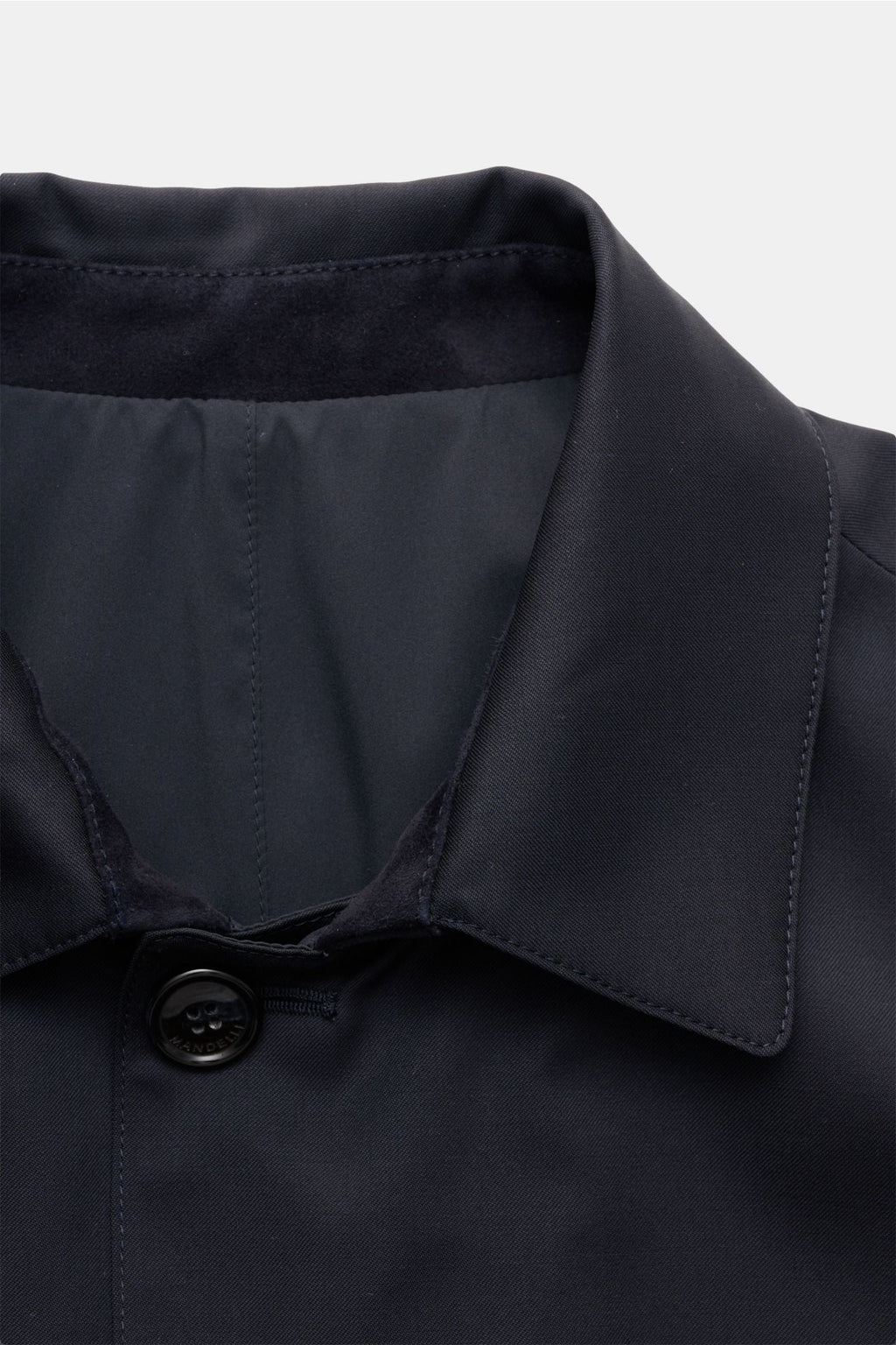 MANDELLI Reversible short coat — Navy