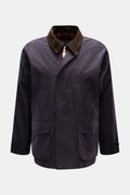 MANIFATTURA CECCARELLI Waxed jacket 'Raincaban' — Navy