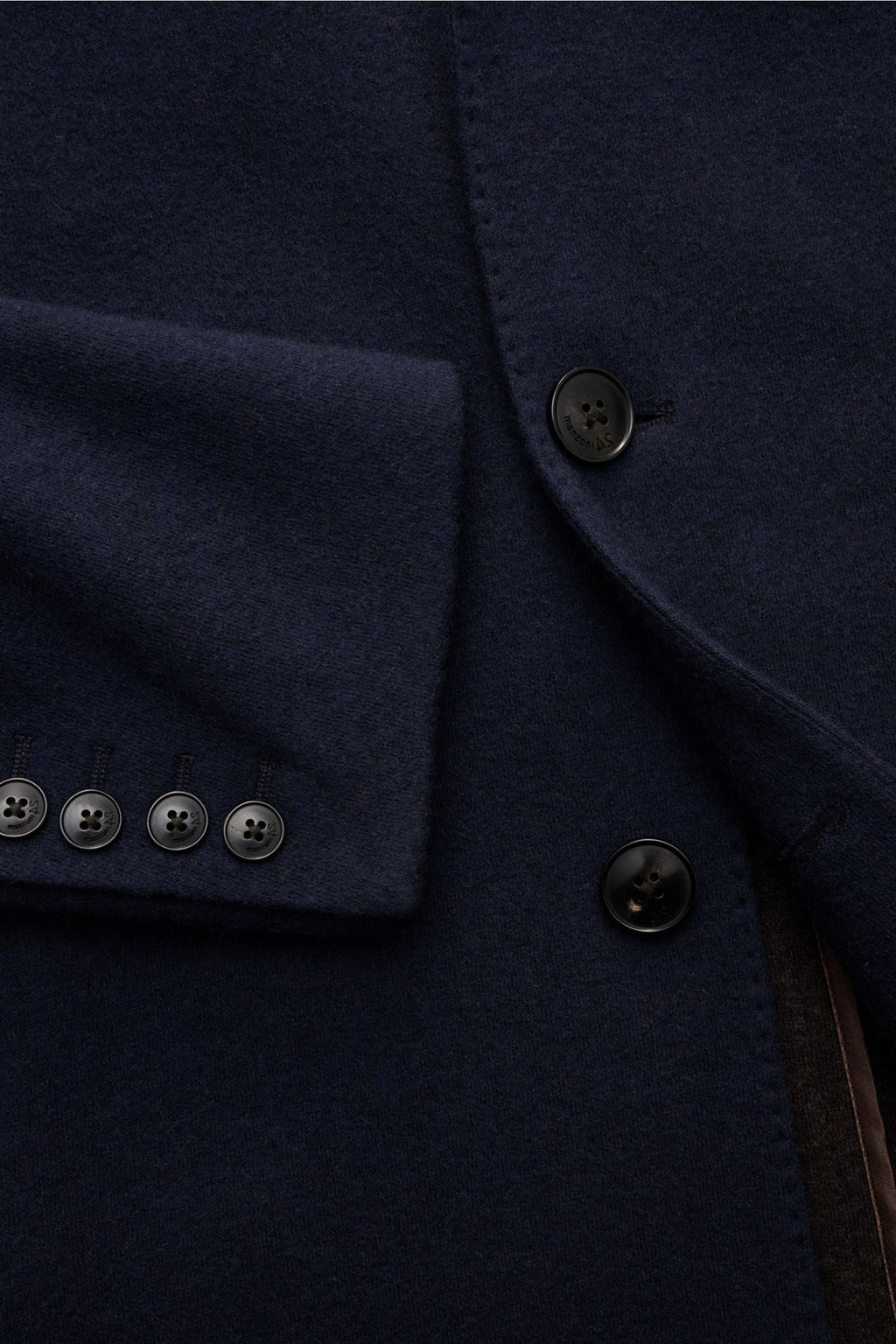 MANZONI 24 Short coat — Navy