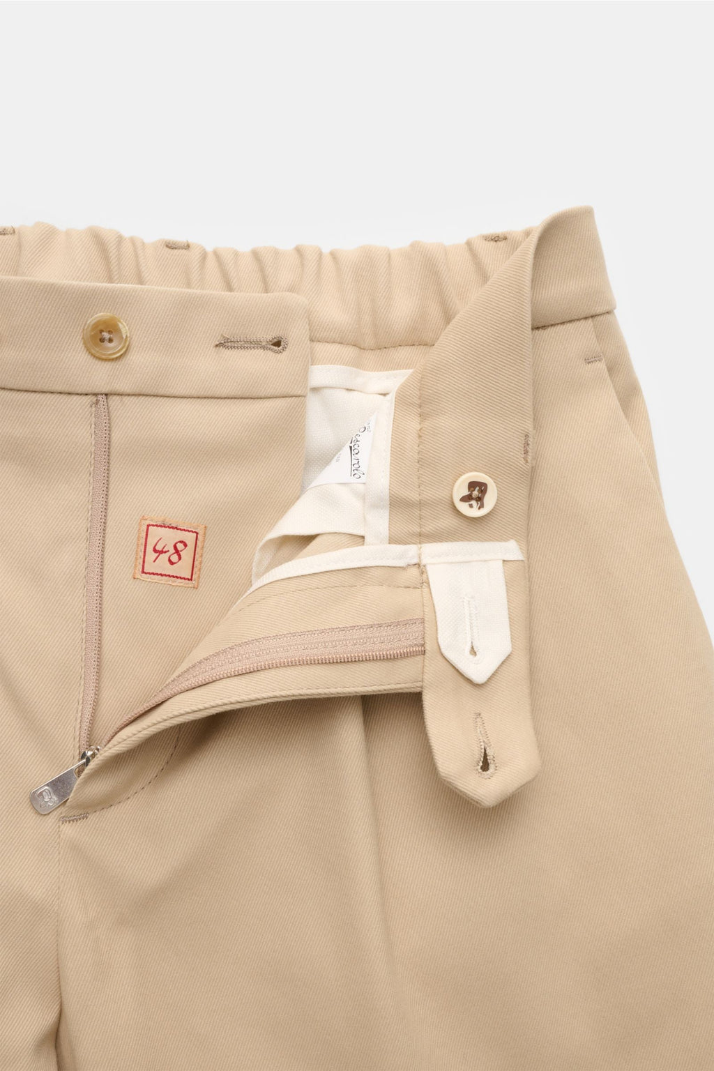 MARCO PESCAROLO Chinos 'Far' — Beige