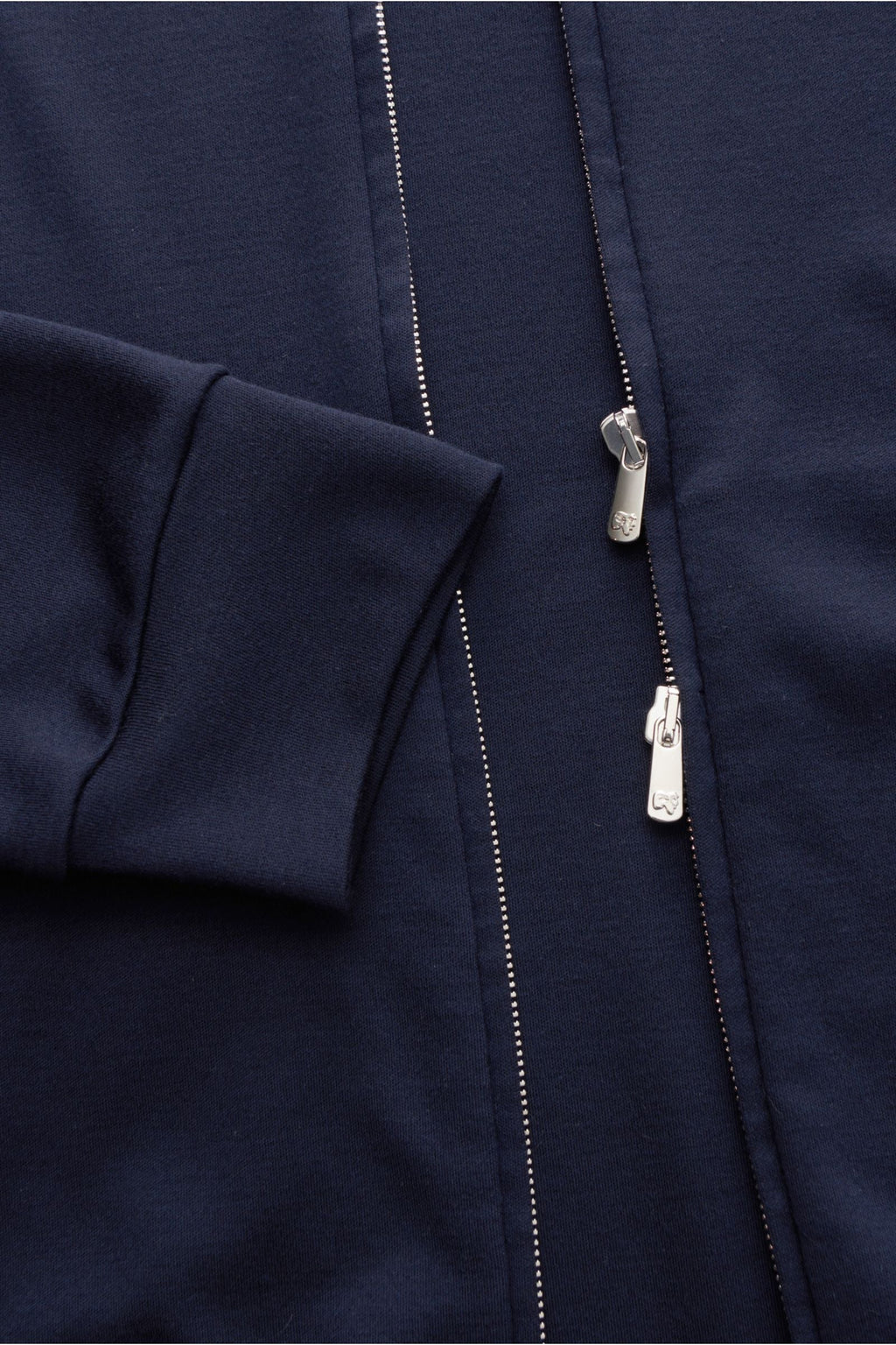 MARCO PESCAROLO Jersey blouson 'Franky' — Navy