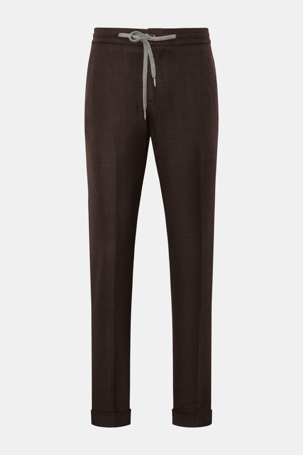 MARCO PESCAROLO Jogger pants 'Caracciolo' — Dark brown