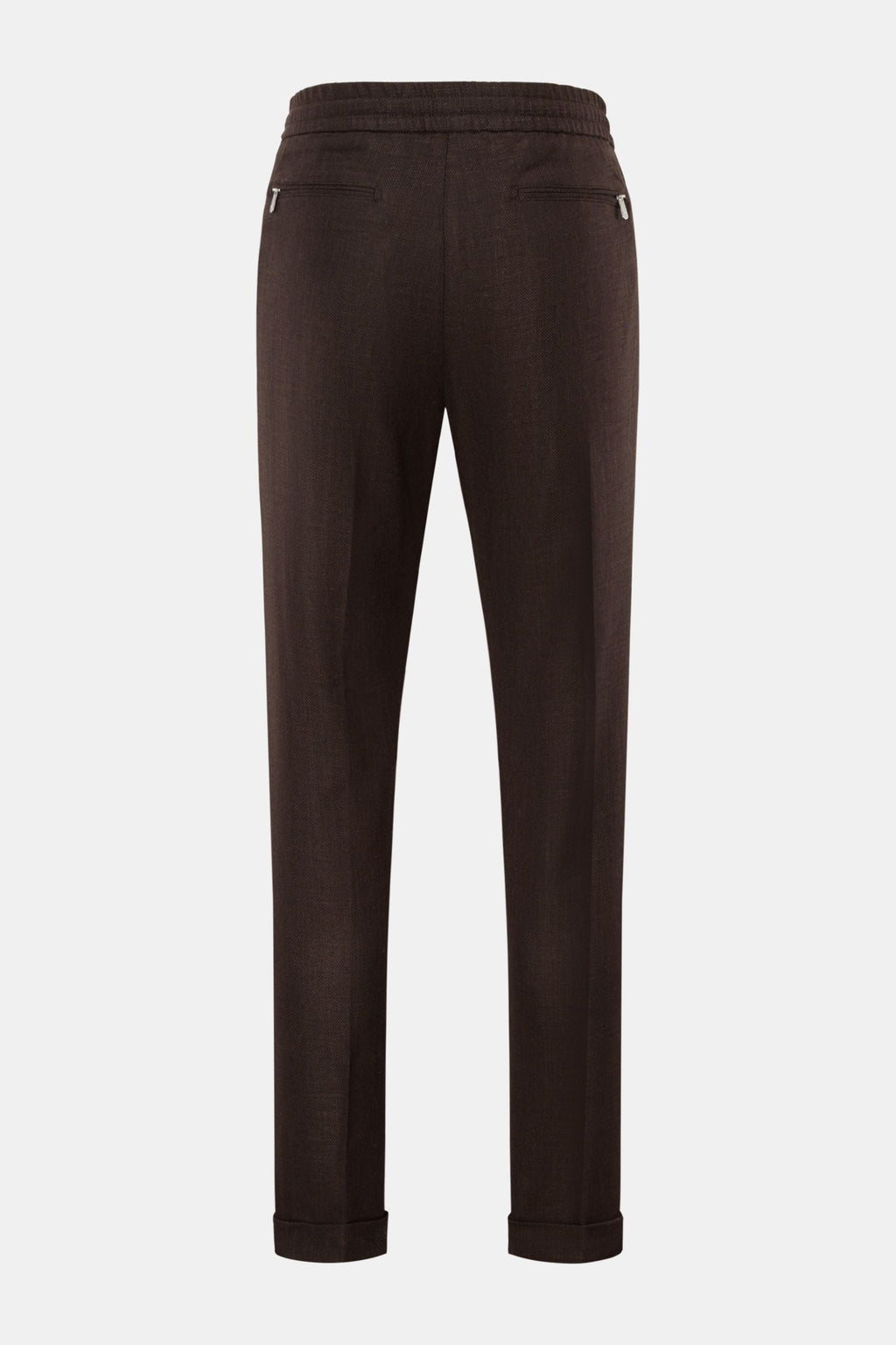 MARCO PESCAROLO Jogger pants 'Caracciolo' — Dark brown