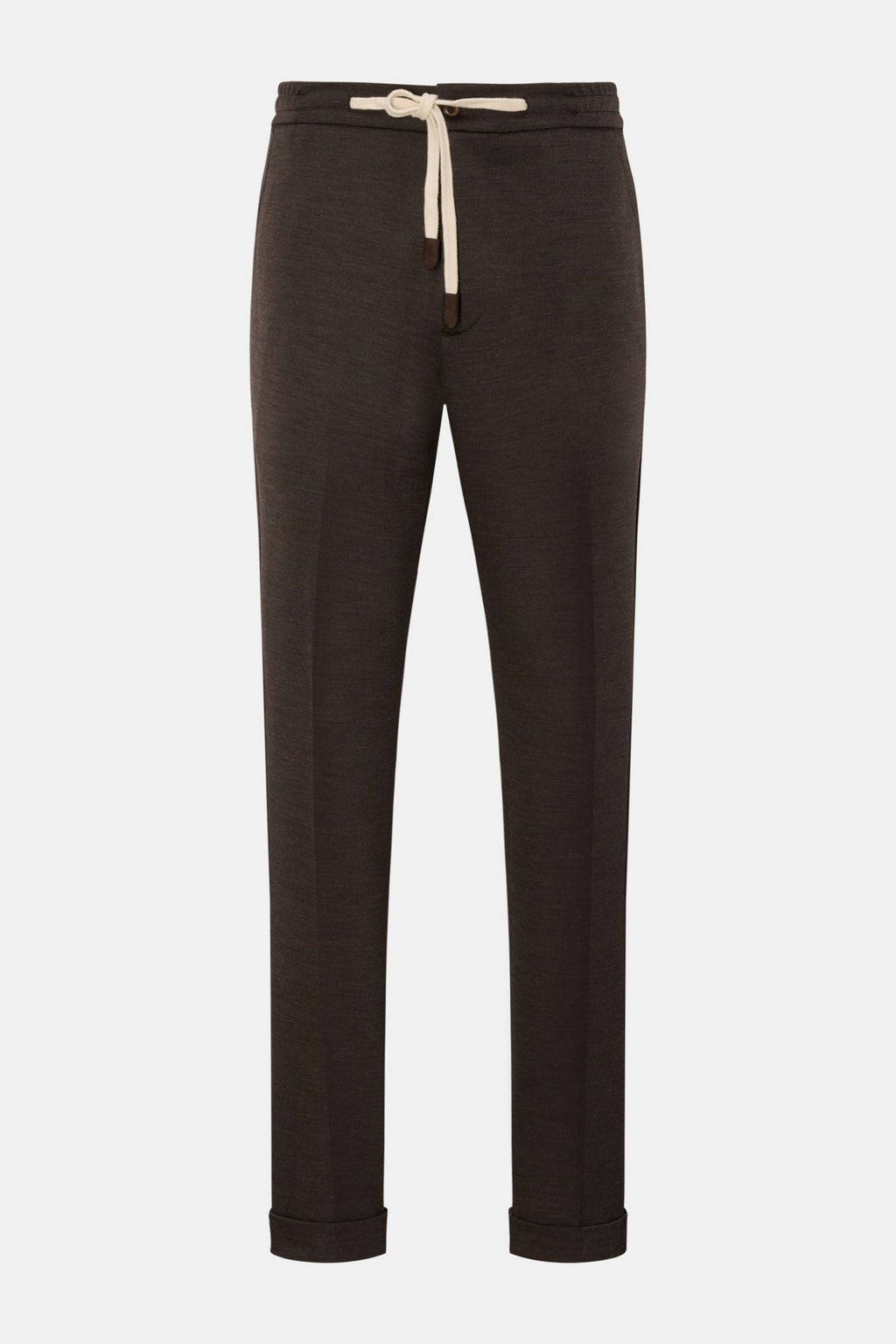 MARCO PESCAROLO Jogger pants 'Caracciolo' — Dark brown