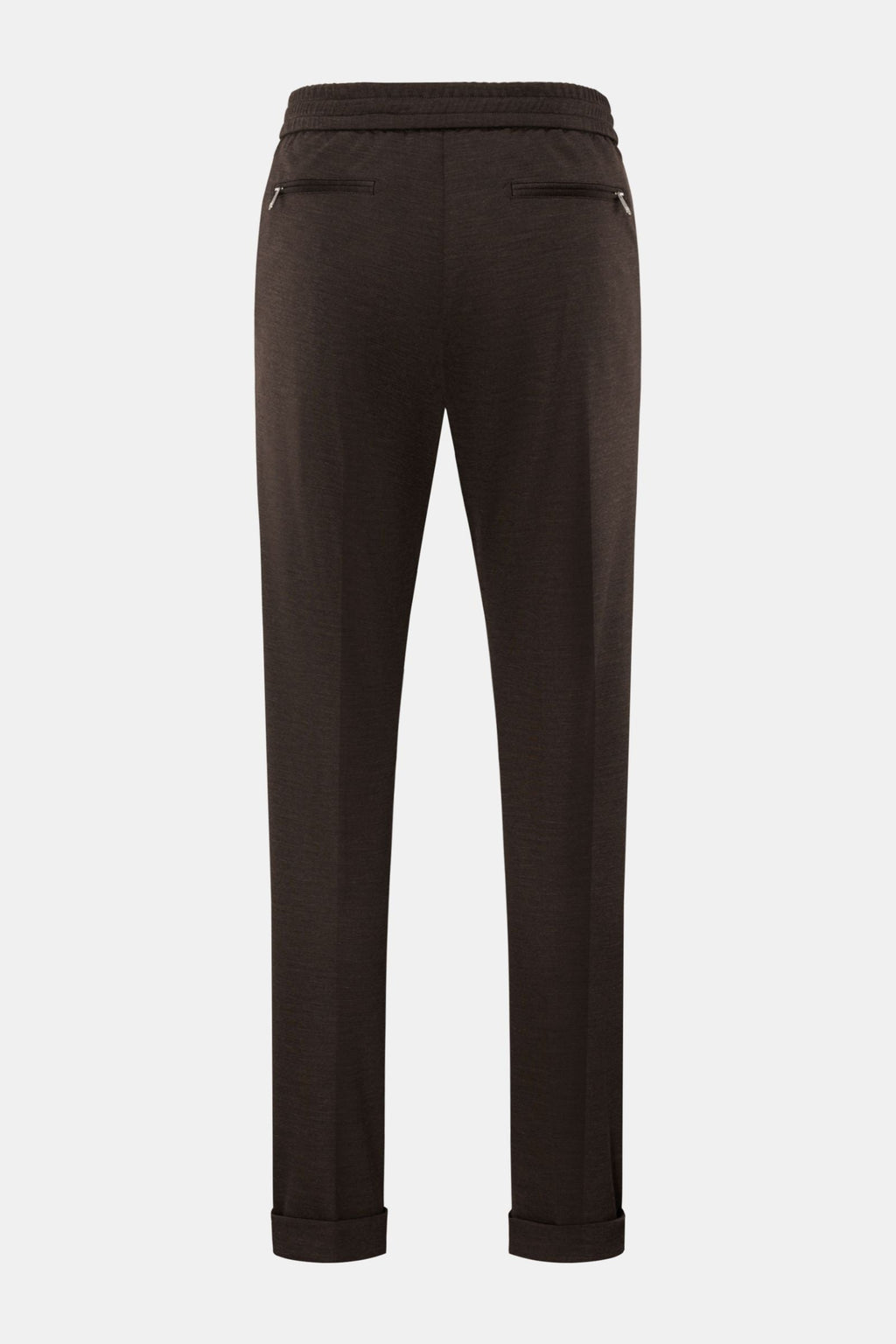 MARCO PESCAROLO Jogger pants 'Caracciolo' — Dark brown