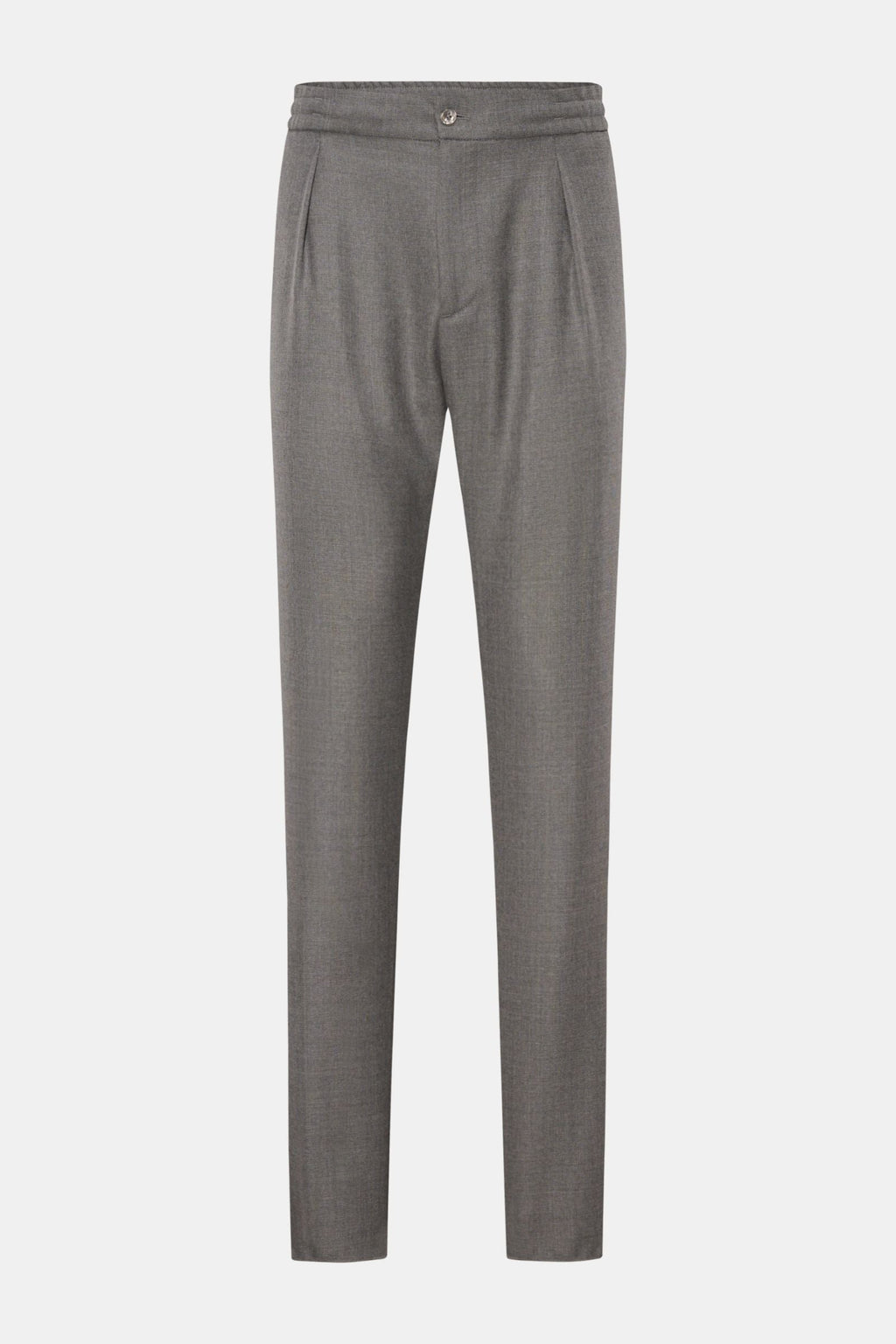 MARCO PESCAROLO Wool jogger pants 'Chiaia' — Dark brown