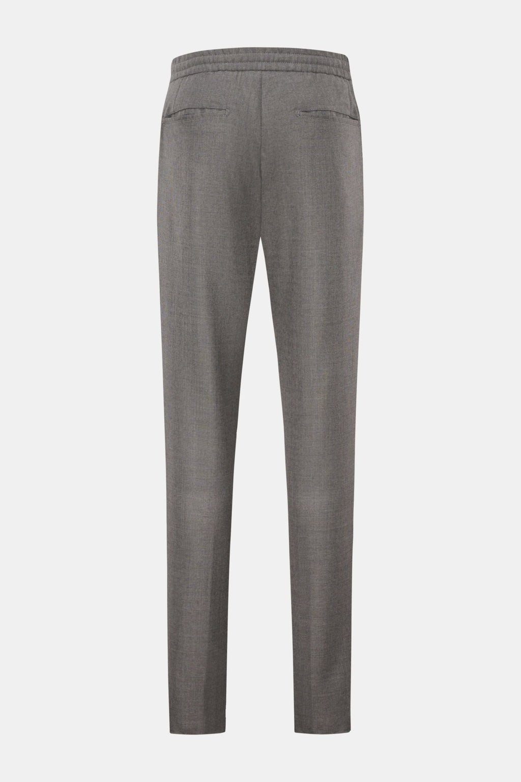 MARCO PESCAROLO Wool jogger pants 'Chiaia' — Dark brown
