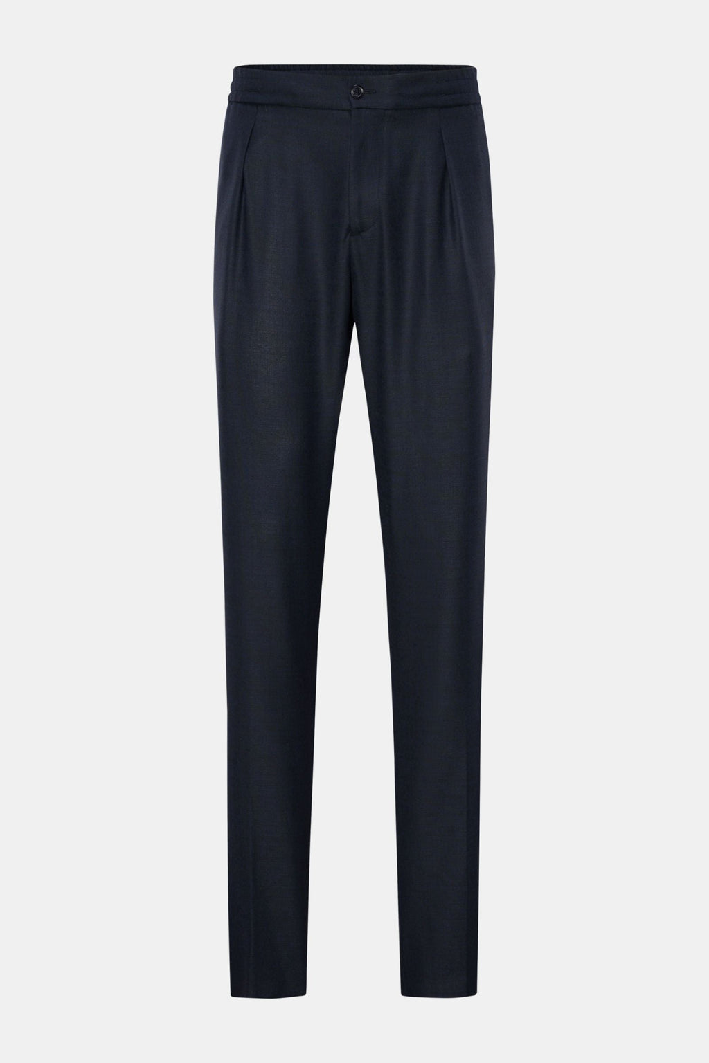 MARCO PESCAROLO Wool jogger pants 'Chiaia' — Dark brown