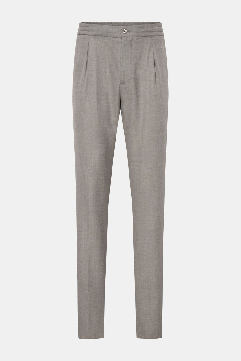 MARCO PESCAROLO Wool jogger pants 'Chiaia' — Dark brown