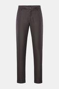 MARCO PESCAROLO Wool jogger pants 'Manu' — Dark grey