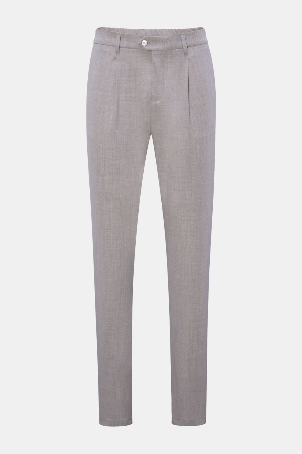 MARCO PESCAROLO Wool trousers 'Far' — Grey mottled