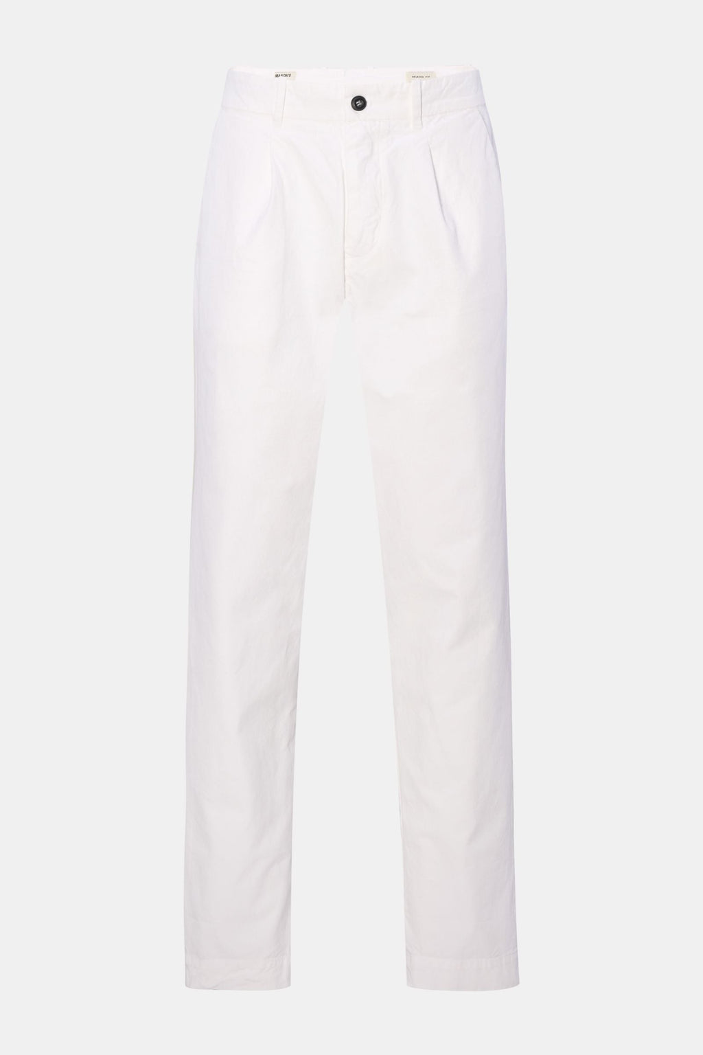 MASON'S Cotton trousers 'Pinces' — Beige'
