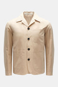META CAMPANIA COLLECTIVE Overshirt 'Julian' — Beige