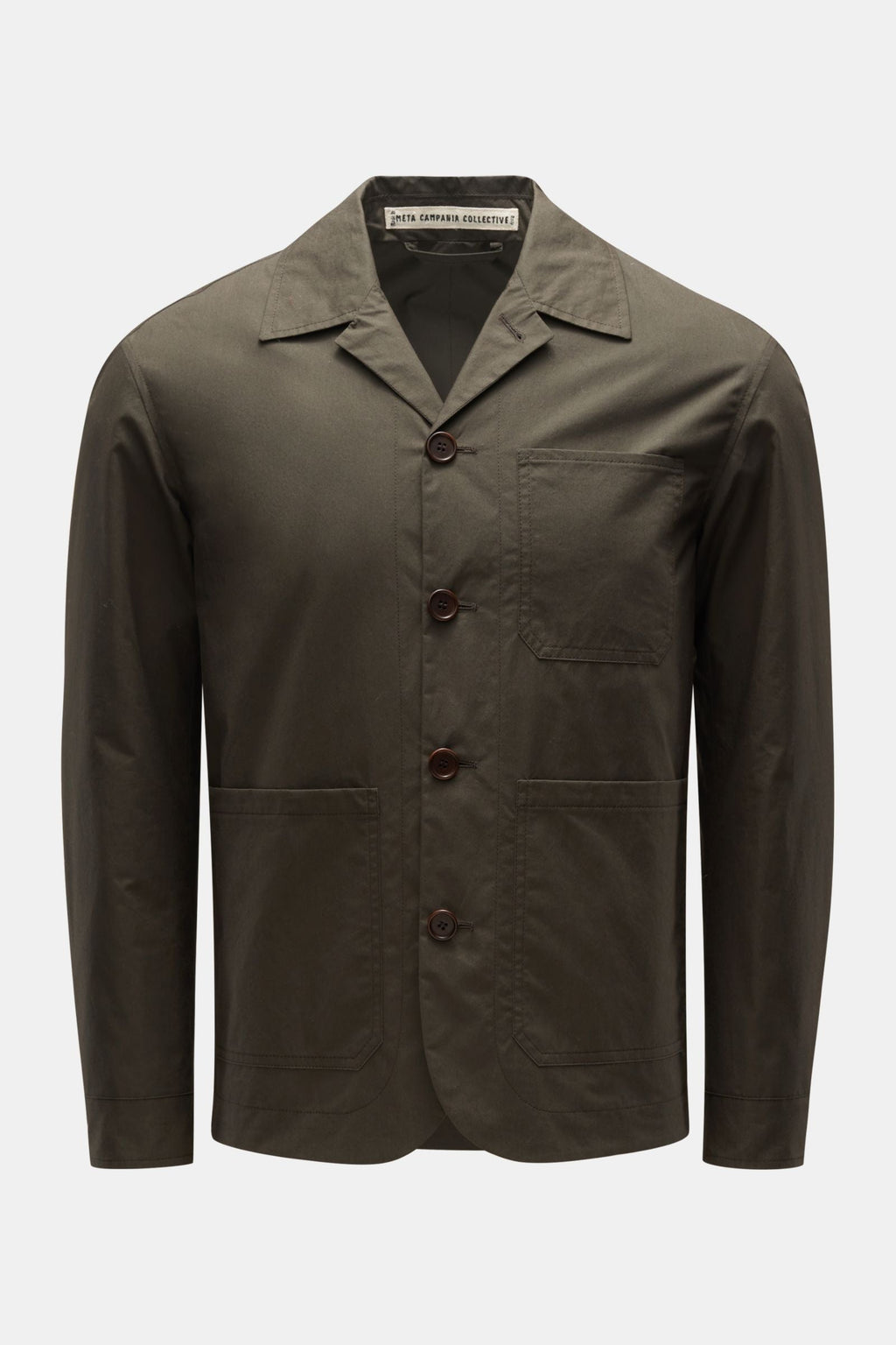 META CAMPANIA COLLECTIVE Overshirt 'Julian' — Beige
