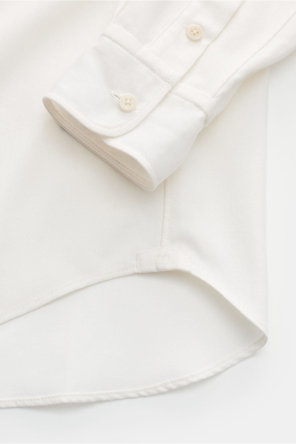 META CAMPANIA COLLECTIVE Popover shirt narrow — Off white