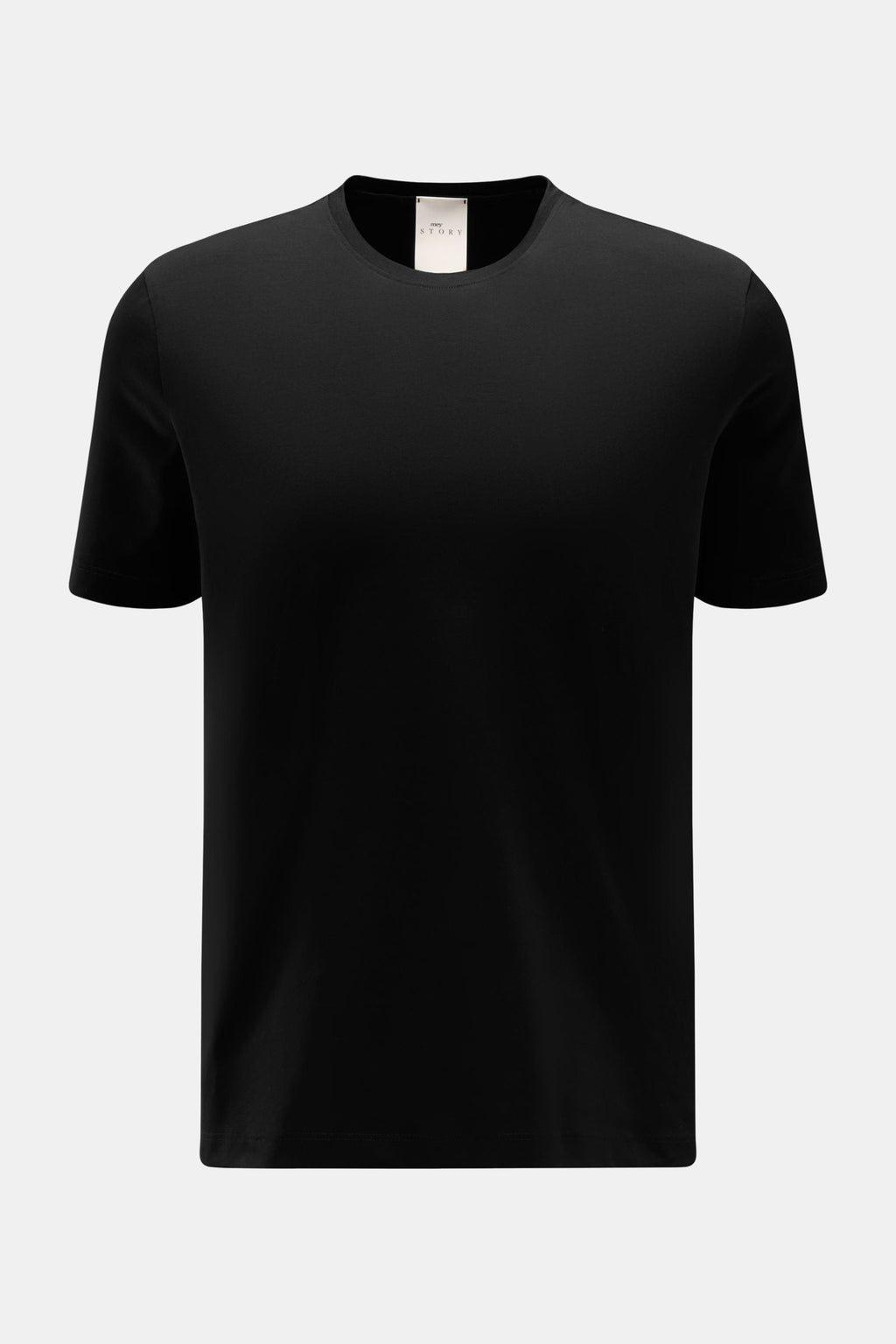 MEY STORY Crew neck T-shirt 'The Base Crew-Neck' — Black