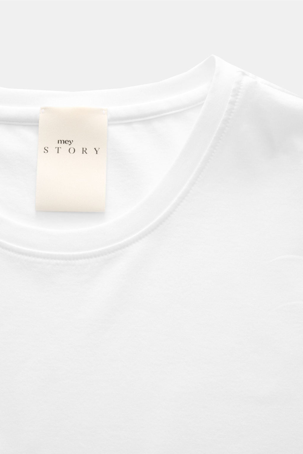 MEY STORY Crew neck T-shirt 'The Base Crew-Neck' — Black