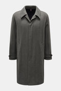 MONTEDORO Car coat — Grey patterned