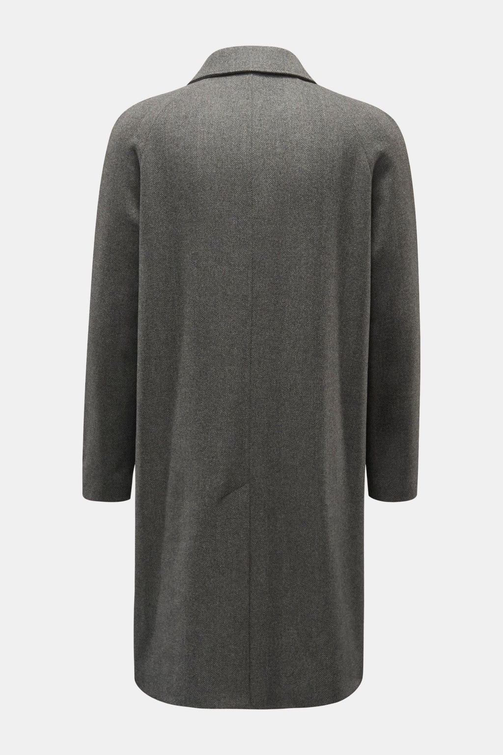 MONTEDORO Car coat — Grey patterned