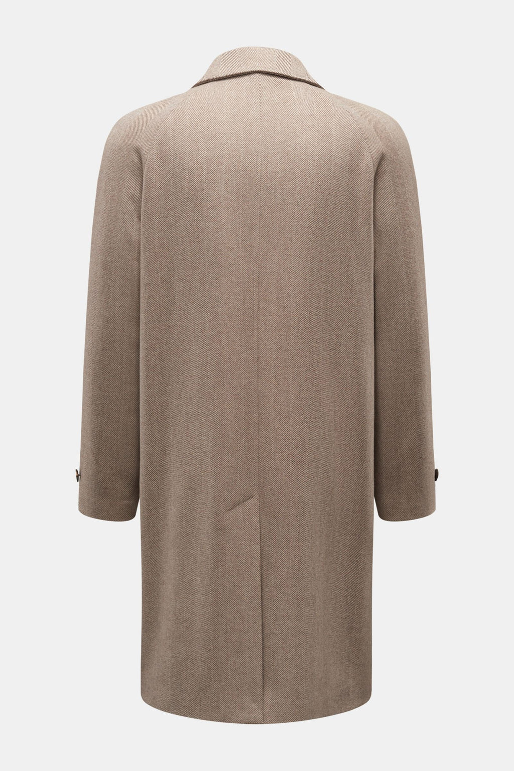 MONTEDORO Car coat — Grey patterned