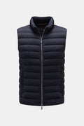 MOORER Down gilet 'Calaf' — Navy