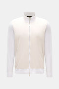 MOORER Jersey blouson 'Tolly' — Whitebeige