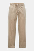 NANUSHKA Jogger pants 'Morris' — Beige