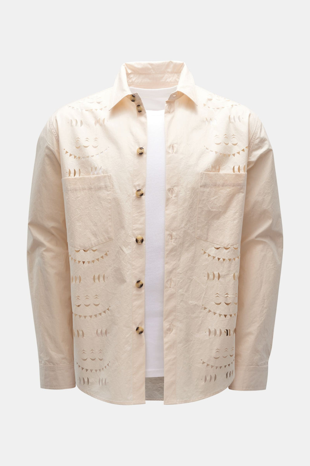 NANUSHKA Overshirt 'Jari' — Dark brown