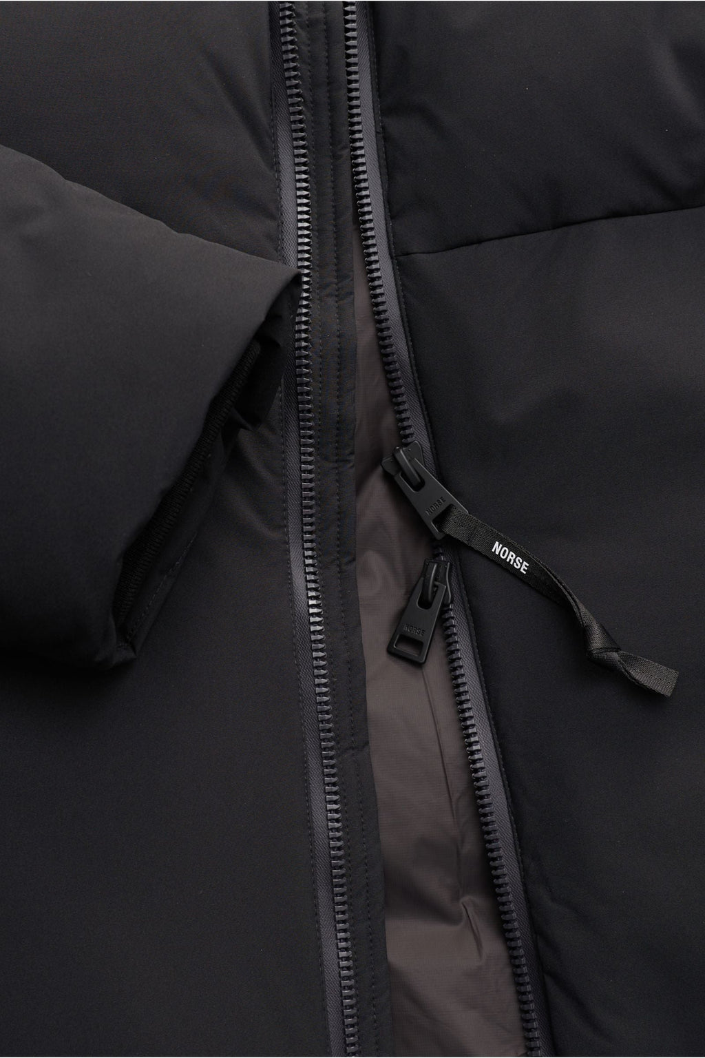 NORSE PROJECTS Down jacket 'Asger' — Grey green