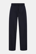 OFFICINE GÉNÉRALE Cotton jogger pants 'Nilson' — Navy