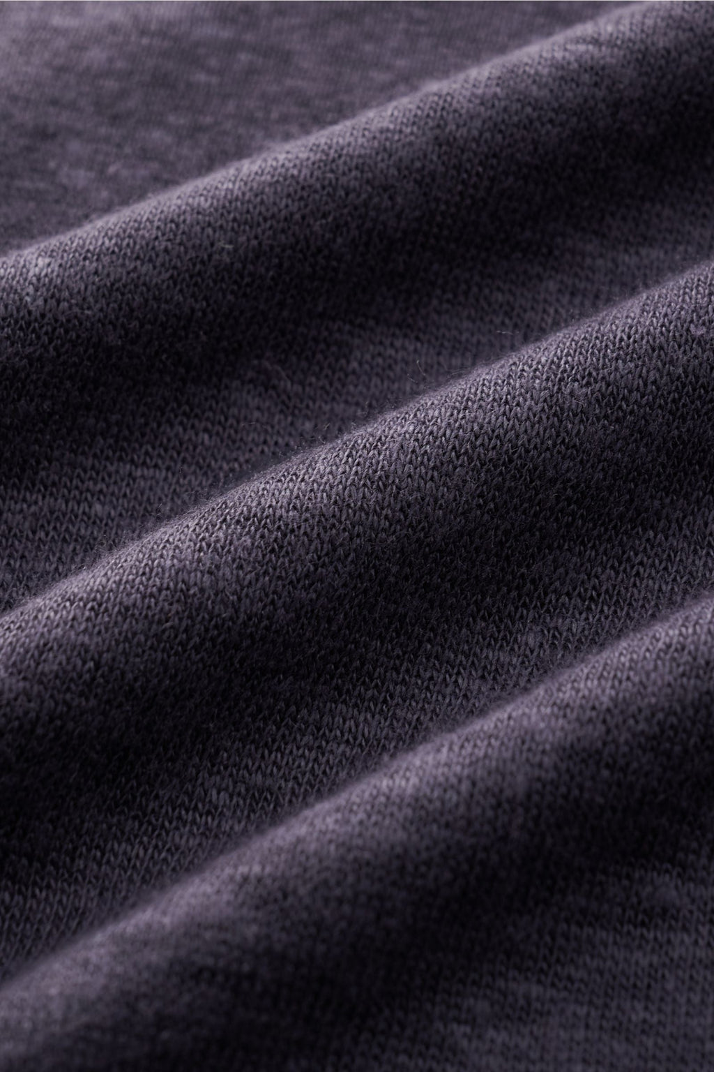 OFFICINE GÉNÉRALE Linen crew neck T-shirt — Navy