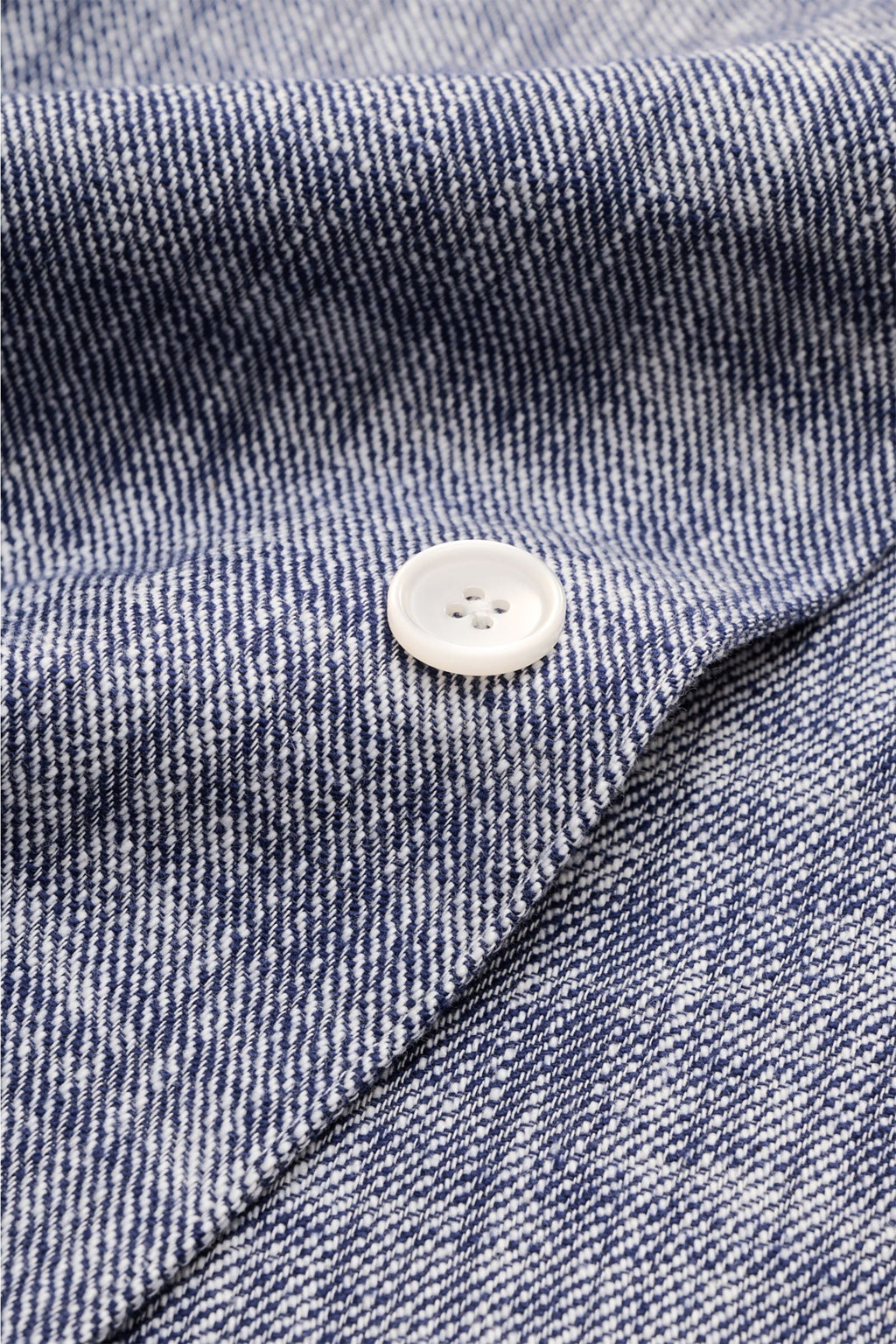 OFFICINE GÉNÉRALE Overshirt 'Sheldon' — Navywhite