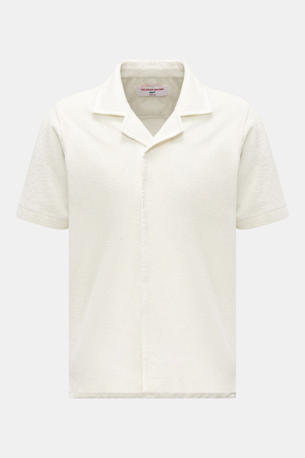 ORLEBAR BROWN Terry short sleeve shirt 'Griffith' — Off white