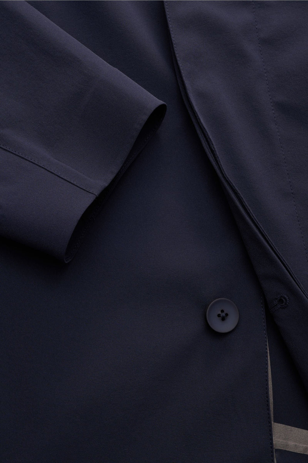 PEOPLE OF SHIBUYA Coat 'Kurume' — Navy