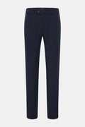 PERCIVAL Linen trousers 'Tailored Linen' — Navy