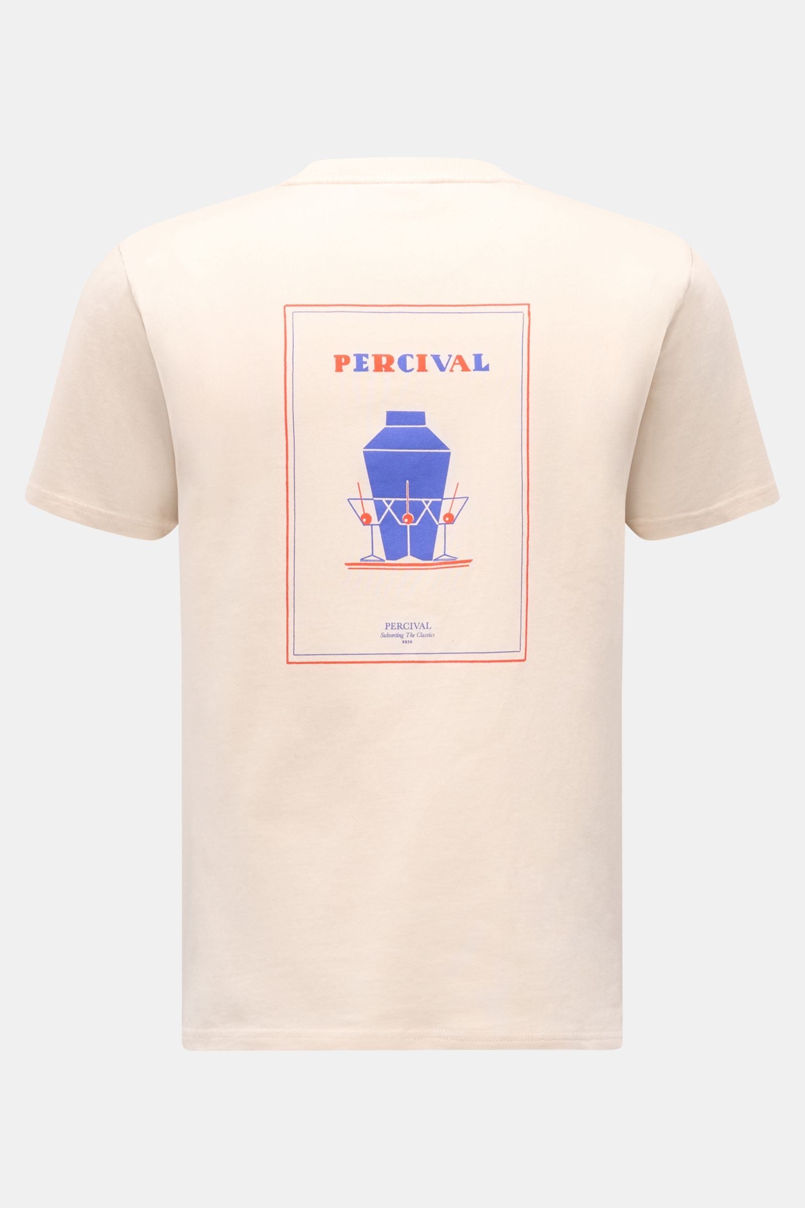 PERCIVAL T-shirt 'Mixologist Martini' — Cream