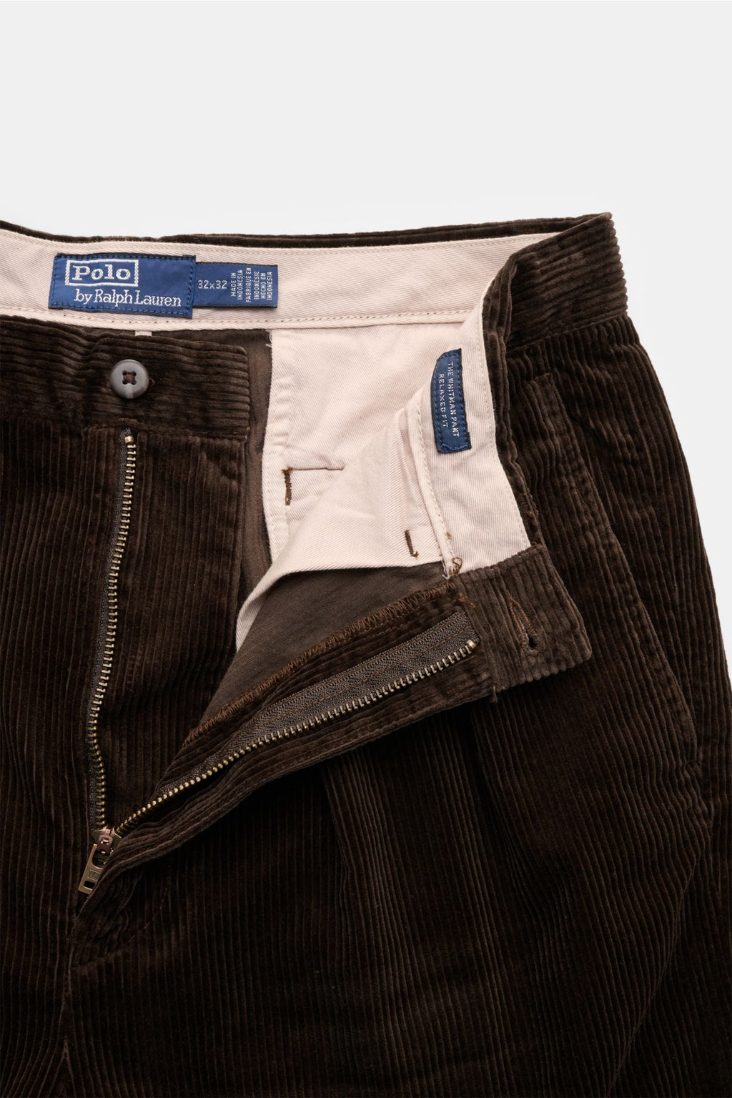 POLO RALPH LAUREN Corduroy trousers — Cream