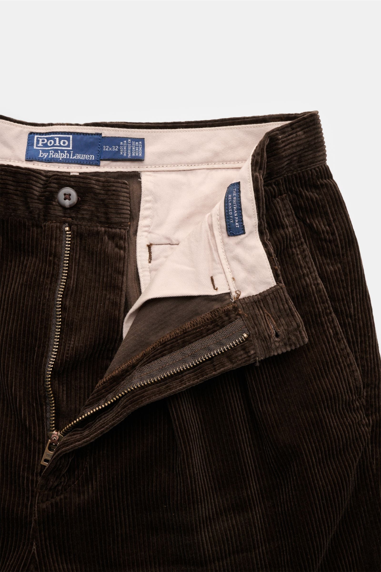 POLO RALPH LAUREN Corduroy trousers — Cream