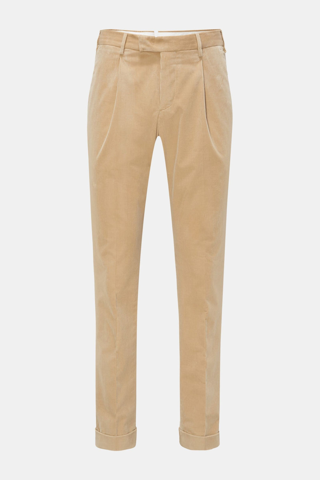 PT TORINO Corduroy pants 'Master Fit' — Beige