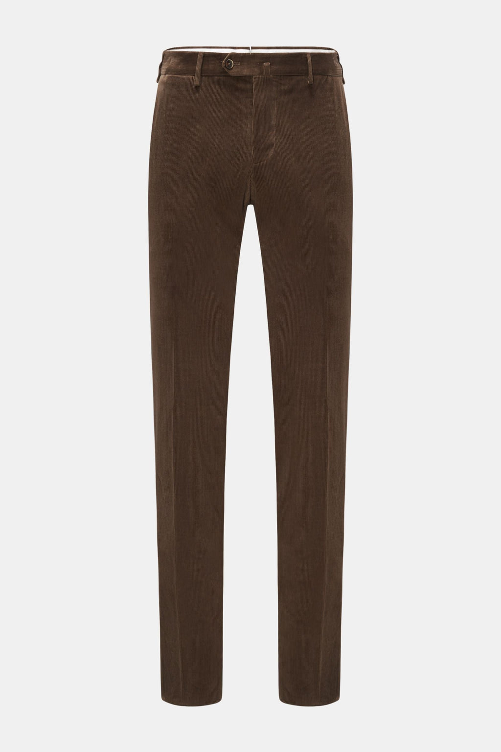 PT TORINO Corduroy trousers 'Slim Fit' — Grey brown