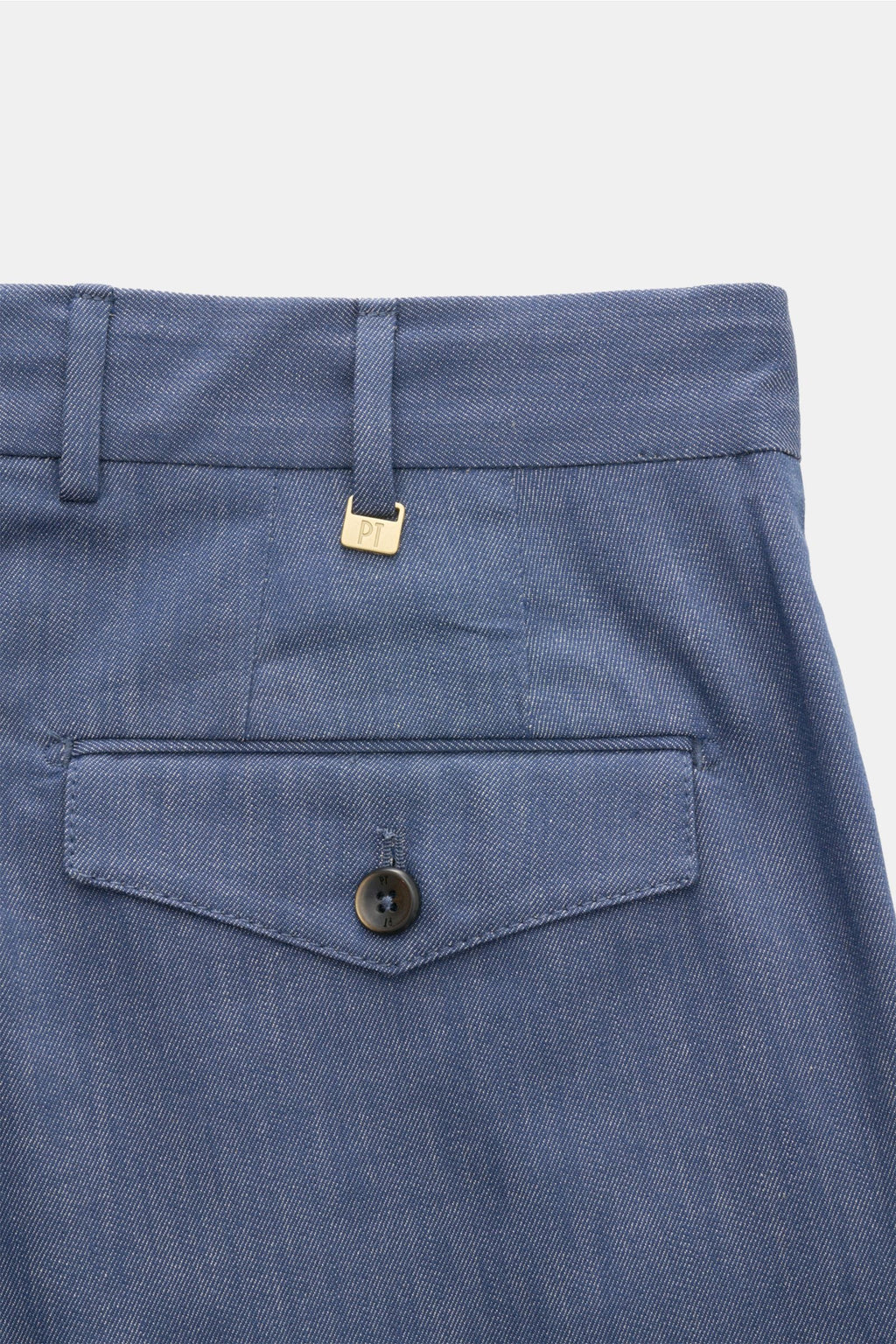 PT TORINO Cotton trousers 'Carrot Fit' — Dark blue