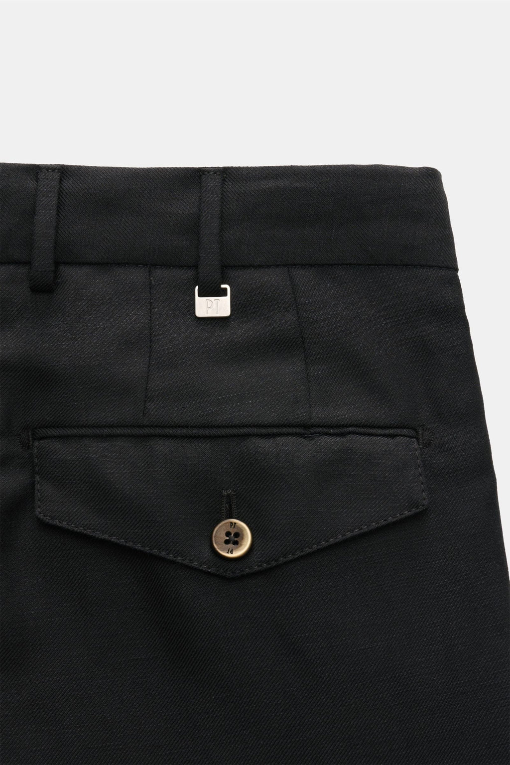PT TORINO Trousers 'Carrot Fit' — Black