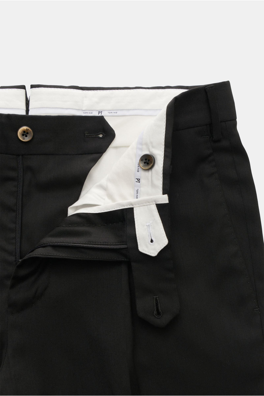 PT TORINO Trousers 'Gentleman Fit' — Black