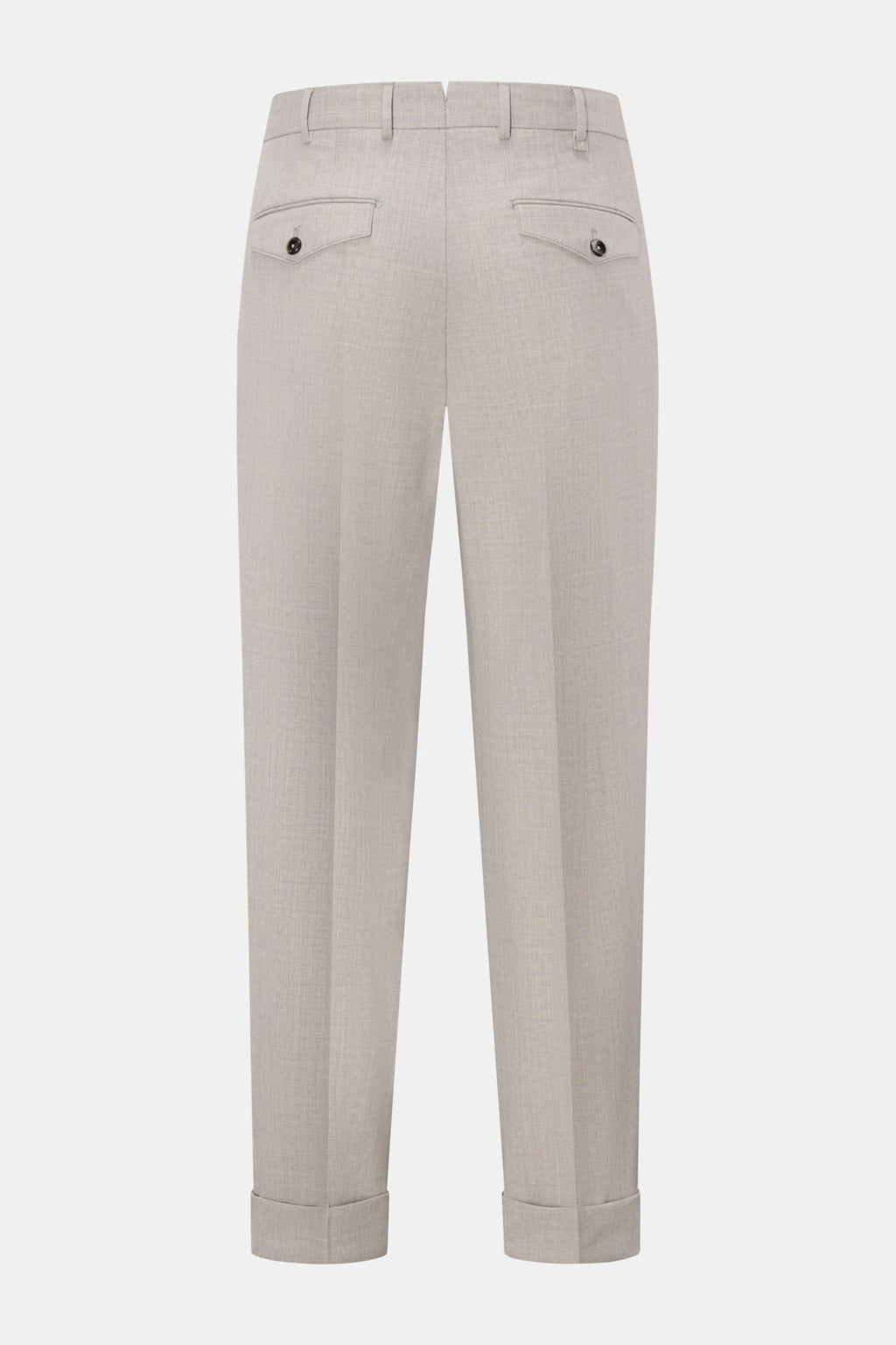PT TORINO Wool trousers 'Carrot Fit' — Navy