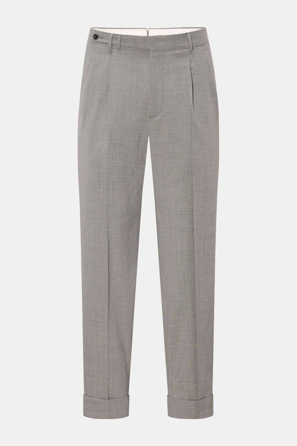 PT TORINO Wool trousers 'Carrot Fit' — Navy