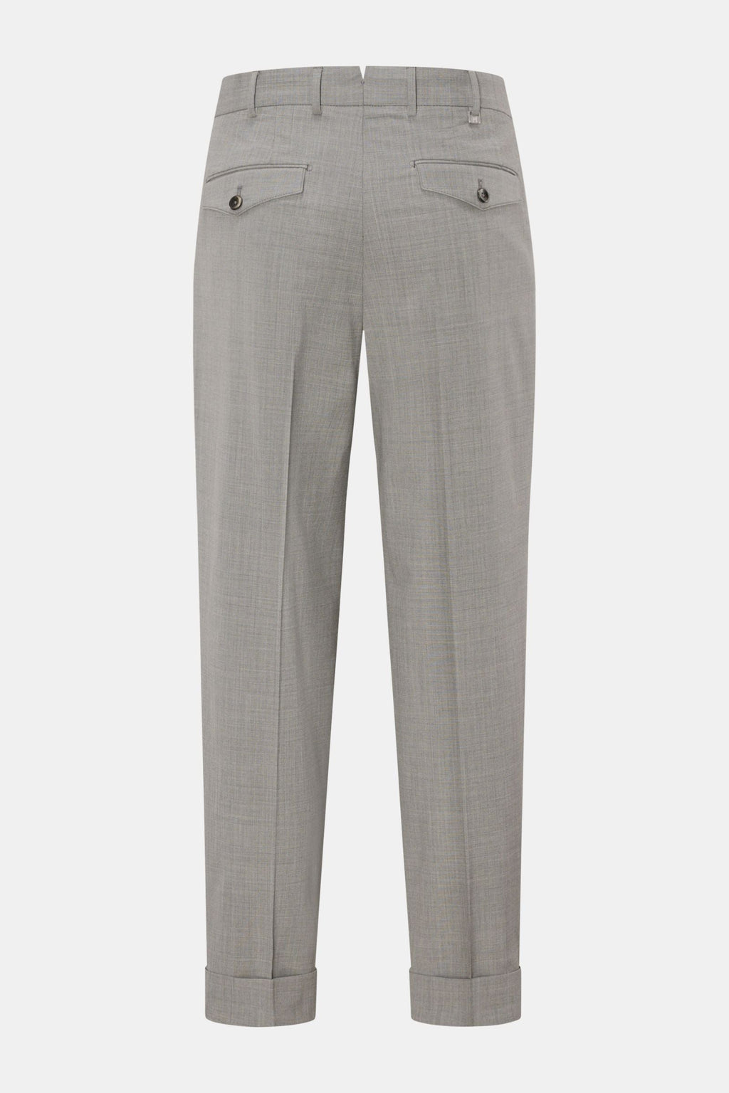 PT TORINO Wool trousers 'Carrot Fit' — Navy