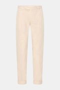 SANTANIELLO Chinos 'Camerota' — Cream