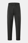 SANTANIELLO Wool trousers 'Arsenio' — Dark grey