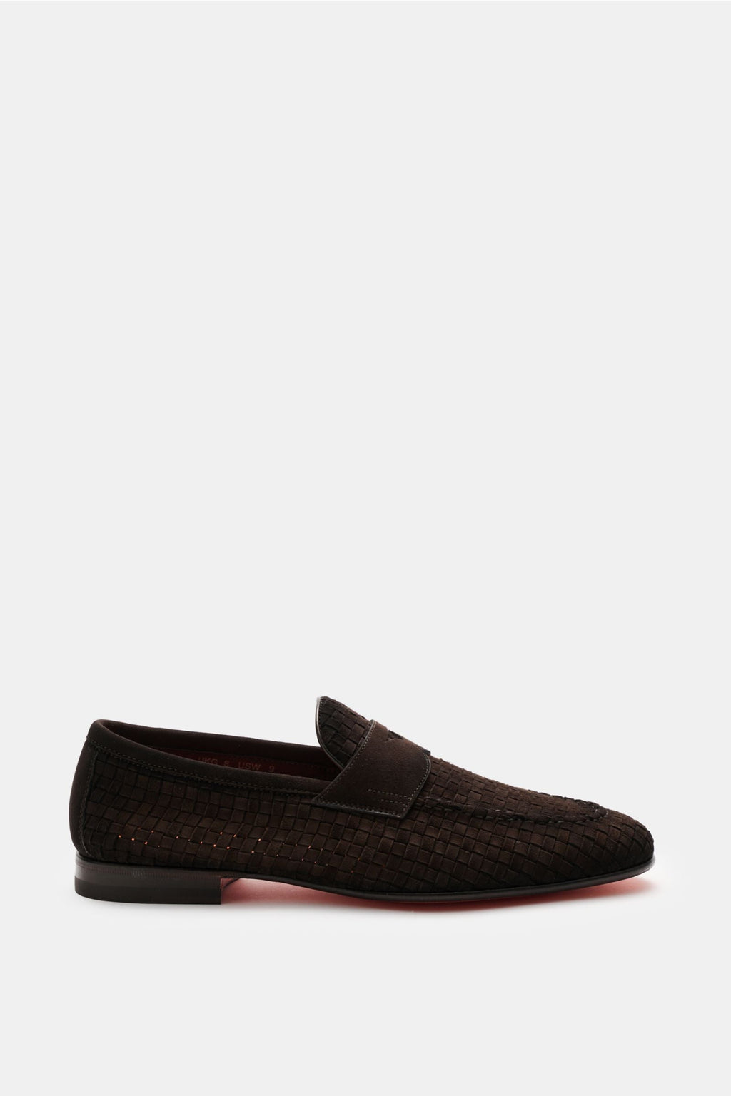 SANTONI Penny loafers 'Carlo' — Dark brown
