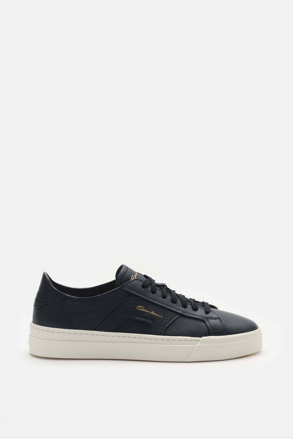 SANTONI Sneakers 'Double Buckle' — Black
